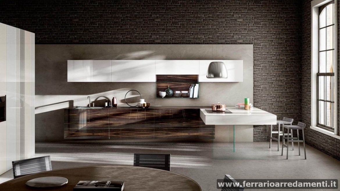 LAGO – CUCINA 36e8 WOOD XGLASS